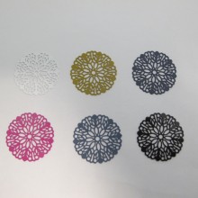 30 Round Laser Cut Stamps 30mm