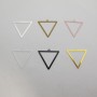 30 Estampe Triangle Laser Cut 25X24mm