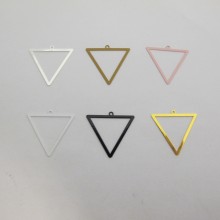 30 Estampe Triangle Laser Cut 25X24mm