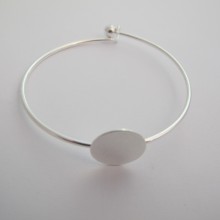 12 pieces Bracelet plate 15mm