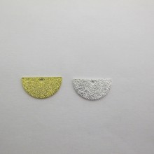 40 Sequins half-moon glitter 8x15mm