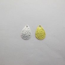 40 SEQUINS POIRE PAILLETÉS 14X10MM