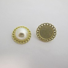 20 Spacers with cabochon 21MM